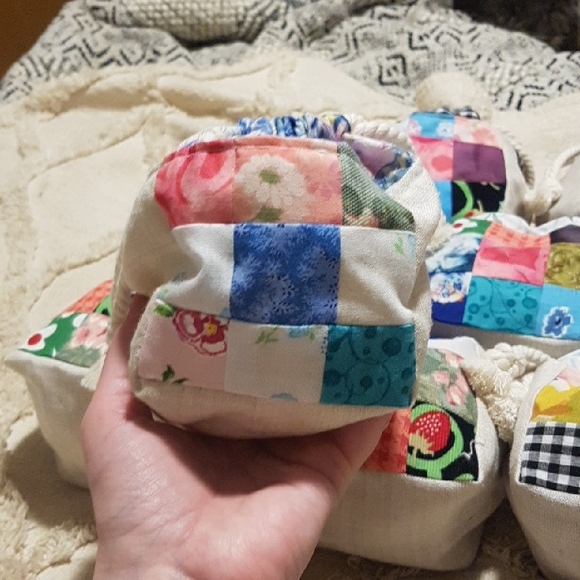 Colorful Patchwork Drawstring Bags - Picture 11 of 11